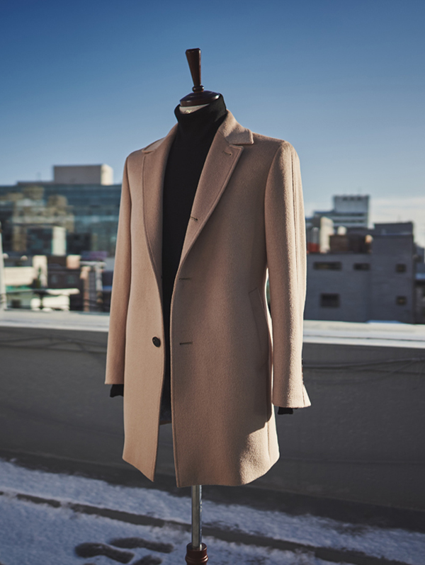 Caban coat [CASHMERE]